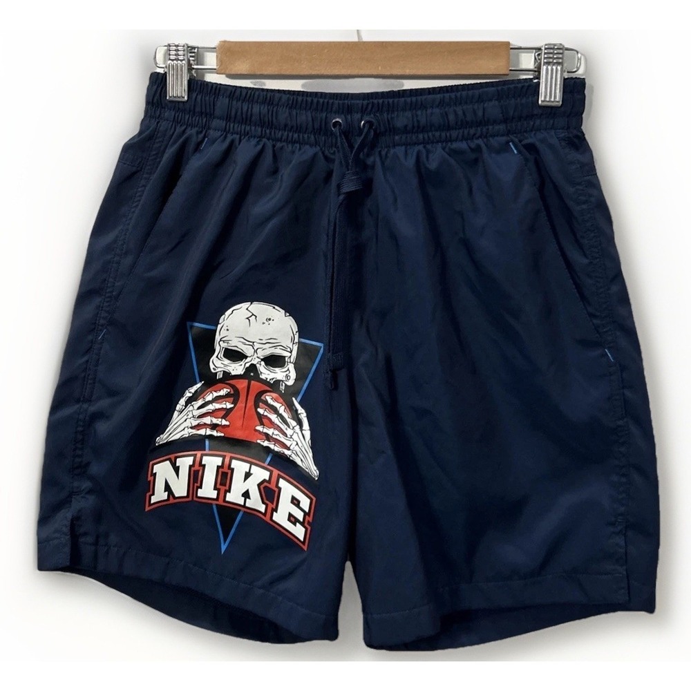 Mens Nike Sportswear Frenzy Woven Flow‎ Shorts DR9766-410 Skull Basketball Small